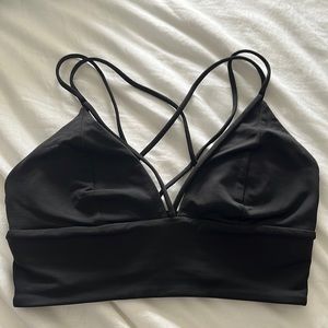 Lululemon black bra great condition like new size4